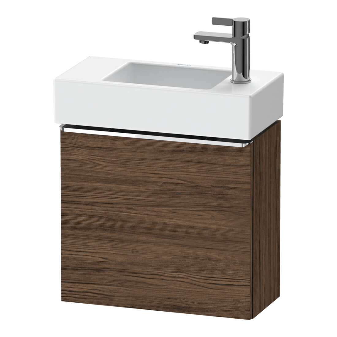 Duravit Waschtischunterschrank D-Neo 48,4x22,2x44cm, 1 Tür, An R, ch/nb dkl.