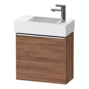 Duravit Waschtischunterschrank D-Neo 48,4x22,2x44cm, 1 Tür, An R, ch/nb Nat