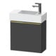 Duravit Waschtischunterschrank D-Neo 48,4x22,2x44cm, 1 Tür, An R, g pol/gra m-1