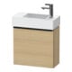 Duravit Waschtischunterschrank D-Neo 48,4x22,2x44cm, 1 Tür, An R, sw/Ei Nat-1