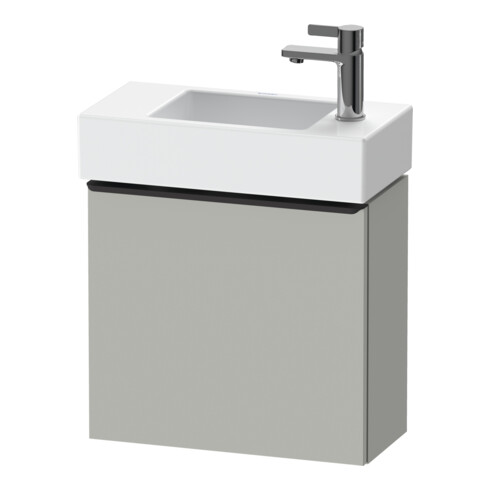 Duravit Waschtischunterschrank D-Neo 48,4x22,2x44cm, 1 Tür, An R, sw/gr ma