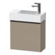 Duravit Waschtischunterschrank D-Neo 48,4x22,2x44cm, 1 Tür, An R, sw/Leinen-1