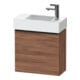 Duravit Waschtischunterschrank D-Neo 48,4x22,2x44cm, 1 Tür, An R, sw/Nuss Nat-1