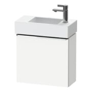 Duravit Waschtischunterschrank D-Neo 48,4x22,2x44cm, 1 Tür, An re, chr/we ma