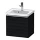 Duravit Waschtischunterschrank D-Neo 48,4x37,2x44cm, 1 A, wand., chr/Eiche sw-1