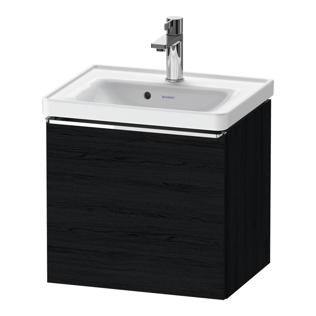 Duravit Waschtischunterschrank D-Neo 48,4x37,2x44cm, 1 A, wand., chr/Eiche sw