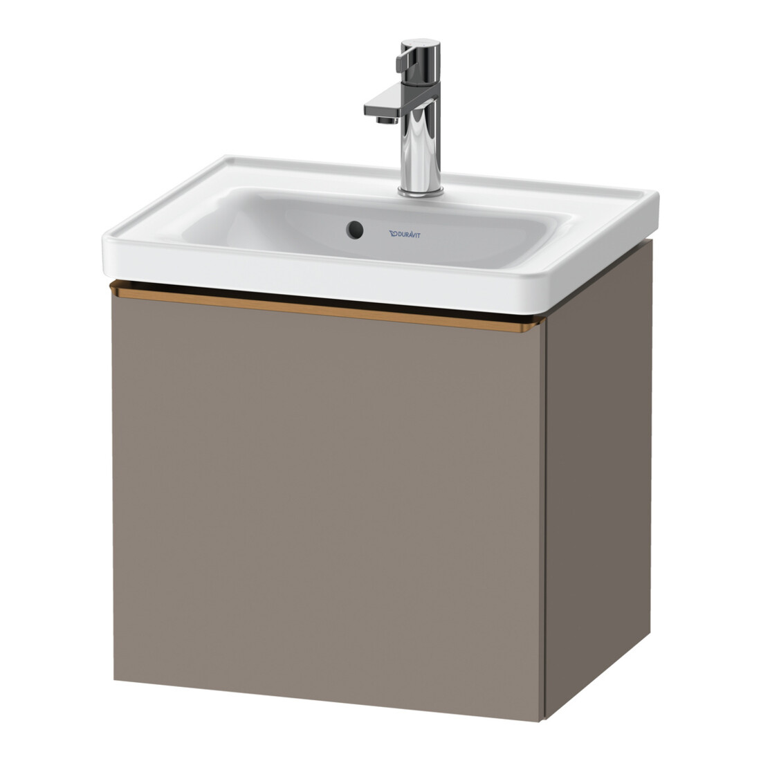 Duravit Waschtischunterschrank D-Neo 48,4x37,2x44cm, 1 A, wd, b geb/Basalt ma