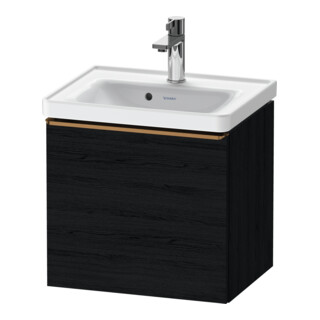 Duravit Waschtischunterschrank D-Neo 48,4x37,2x44cm, 1 A, wd, b geb/Eiche sw