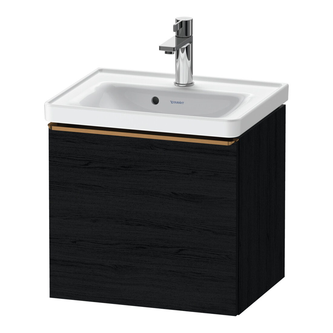 Duravit Waschtischunterschrank D-Neo 48,4x37,2x44cm, 1 A, wd, b geb/Eiche sw