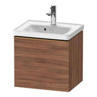 Duravit Waschtischunterschrank D-Neo 48,4x37,2x44cm, 1 A, wd, b geb/Nussb Nat