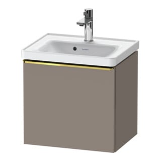 Duravit Waschtischunterschrank D-Neo 48,4x37,2x44cm, 1 A, wd, g pol/Basalt ma