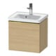 Duravit Waschtischunterschrank D-Neo 48,4x37,2x44cm, 1 A, wd, g pol/Eiche Nat-1