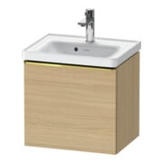 Duravit Waschtischunterschrank D-Neo 48,4x37,2x44cm, 1 A, wd, g pol/Eiche Nat
