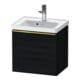 Duravit Waschtischunterschrank D-Neo 48,4x37,2x44cm, 1 A, wd, g pol/Eiche sw-1