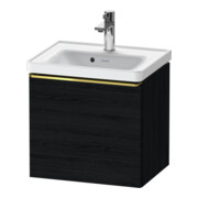 Duravit Waschtischunterschrank D-Neo 48,4x37,2x44cm, 1 A, wd, g pol/Eiche sw