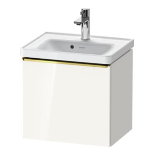 Duravit Waschtischunterschrank D-Neo 48,4x37,2x44cm, 1 A, wd, g pol/weiß hgl