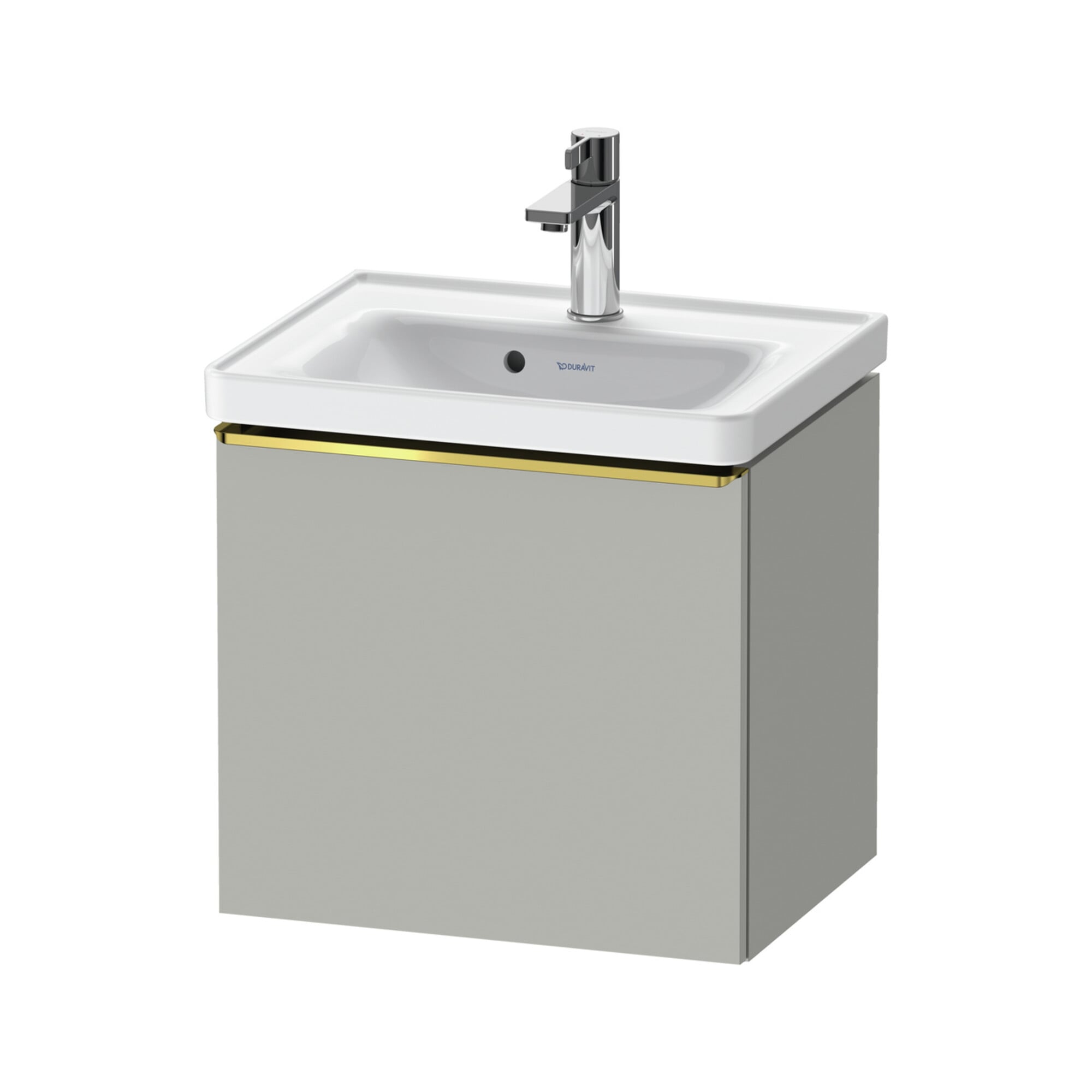 Duravit Waschtischunterschrank D-Neo 48,4x37,2x44cm, 1 A, wd, gol pol/grau ma