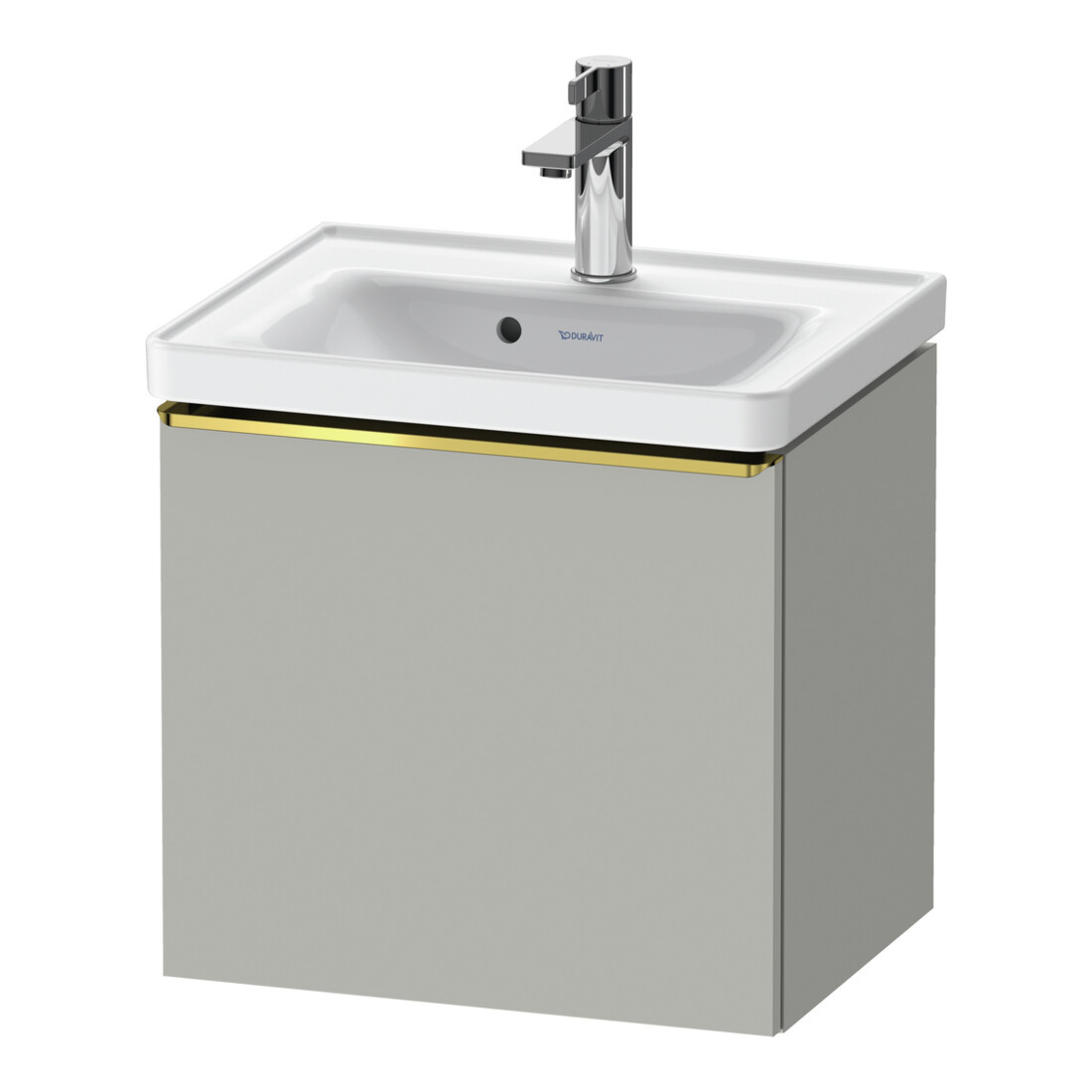 Duravit Waschtischunterschrank D-Neo 48,4x37,2x44cm, 1 A, wd, gol pol/grau ma