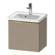 Duravit Waschtischunterschrank D-Neo 48,4x37,2x44cm, 1 A, wd, gol pol/Leinen-1
