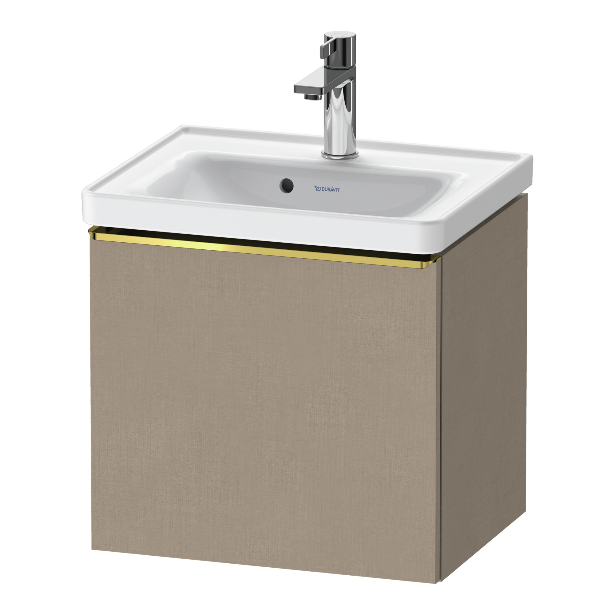 Duravit Waschtischunterschrank D-Neo 48,4x37,2x44cm, 1 A, wd, gol pol/Leinen