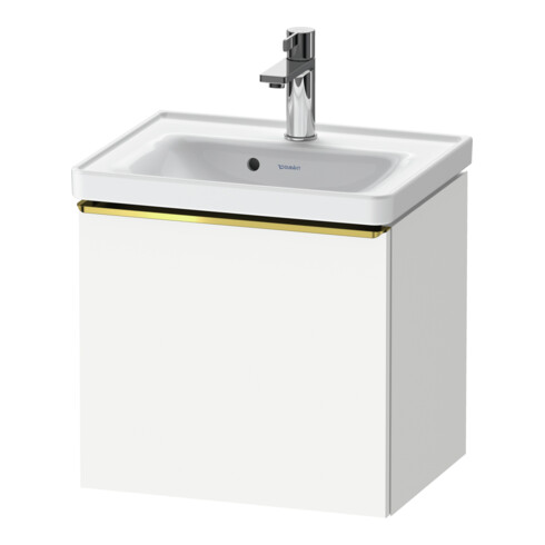 Duravit Waschtischunterschrank D-Neo 48,4x37,2x44cm, 1 A, wd, gol pol/weiß ma