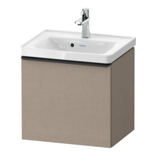 Duravit Waschtischunterschrank D-Neo 48,4x37,2x44cm, 1 A, wd, schwarz/Leinen