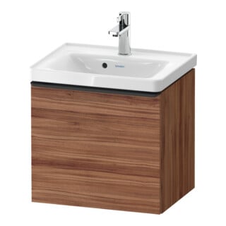 Duravit Waschtischunterschrank D-Neo 48,4x37,2x44cm, 1 A, wd, sw/Nuss Nat