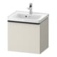 Duravit Waschtischunterschrank D-Neo 48,4x37,2x44cm, 1 A, wd, sw/Taup ma-1