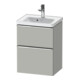 Duravit Waschtischunterschrank D-Neo 48,4x37,2x62,5cm, 1 Kast, chr/Beton ma-1