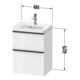 Duravit Waschtischunterschrank D-Neo 48,4x37,2x62,5cm, 1 Kast, chr/Eiche Nat