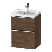 Duravit Waschtischunterschrank D-Neo 48,4x37,2x62,5cm, 1 Kast, chr/Nussb dkl.