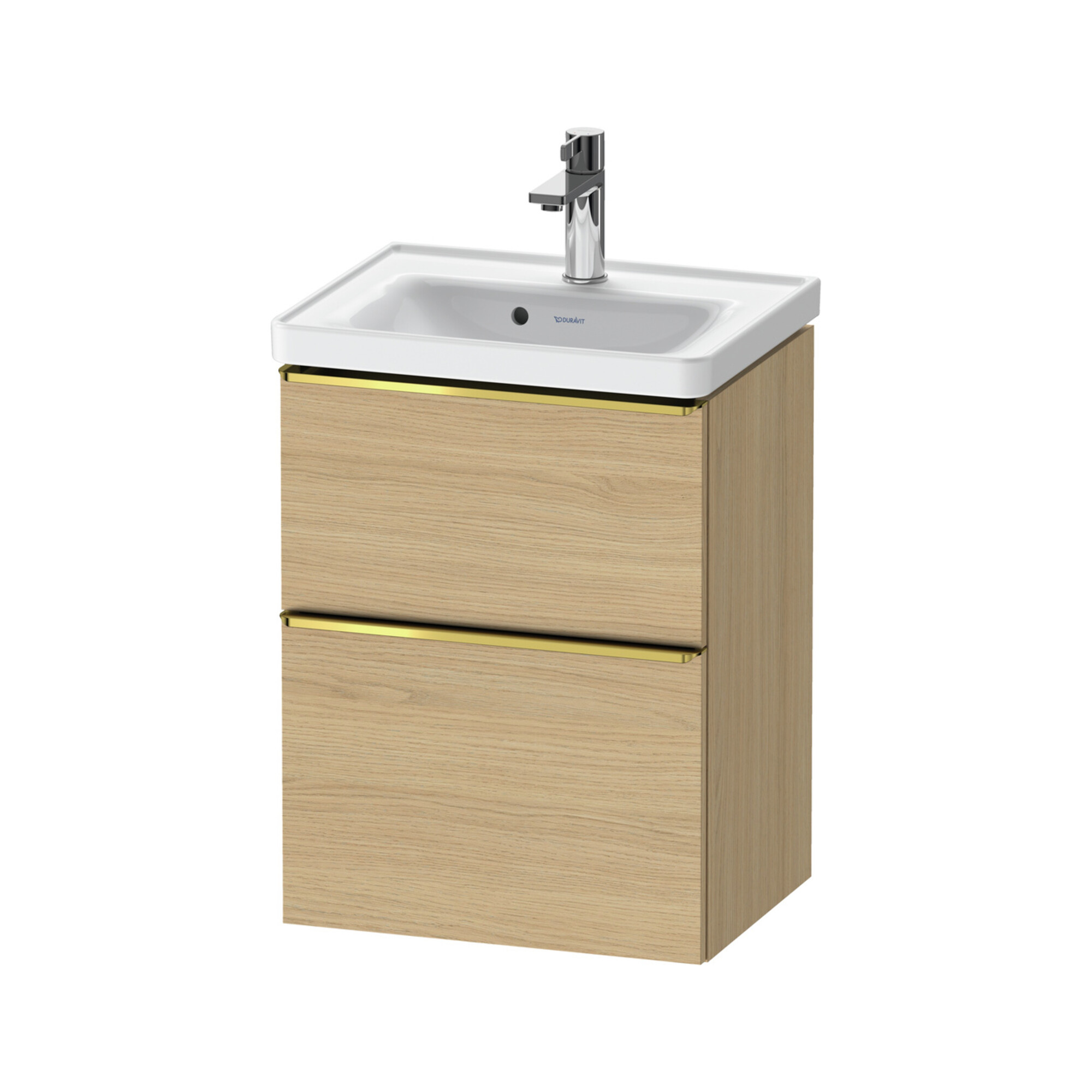 Duravit Waschtischunterschrank D-Neo 48,4x37,2x62,5cm, 1 Kast, g pol/Ei Nat