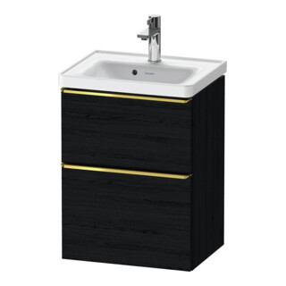 Duravit Waschtischunterschrank D-Neo 48,4x37,2x62,5cm, 1 Kast, g pol/Eiche sw
