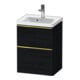 Duravit Waschtischunterschrank D-Neo 48,4x37,2x62,5cm, 1 Kast, g pol/Eiche sw-1