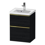 Duravit Waschtischunterschrank D-Neo 48,4x37,2x62,5cm, 1 Kast, g pol/Eiche sw