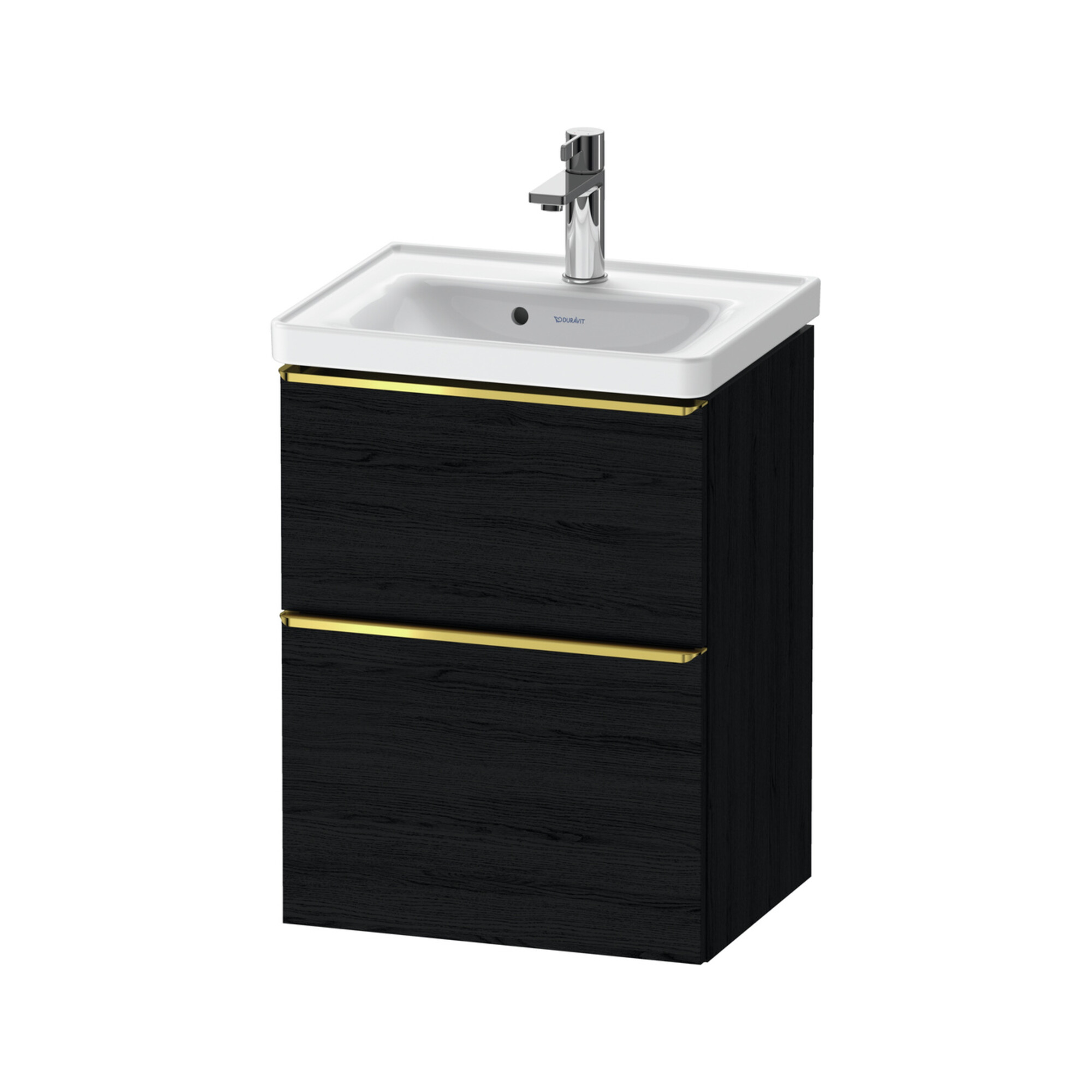 Duravit Waschtischunterschrank D-Neo 48,4x37,2x62,5cm, 1 Kast, g pol/Eiche sw