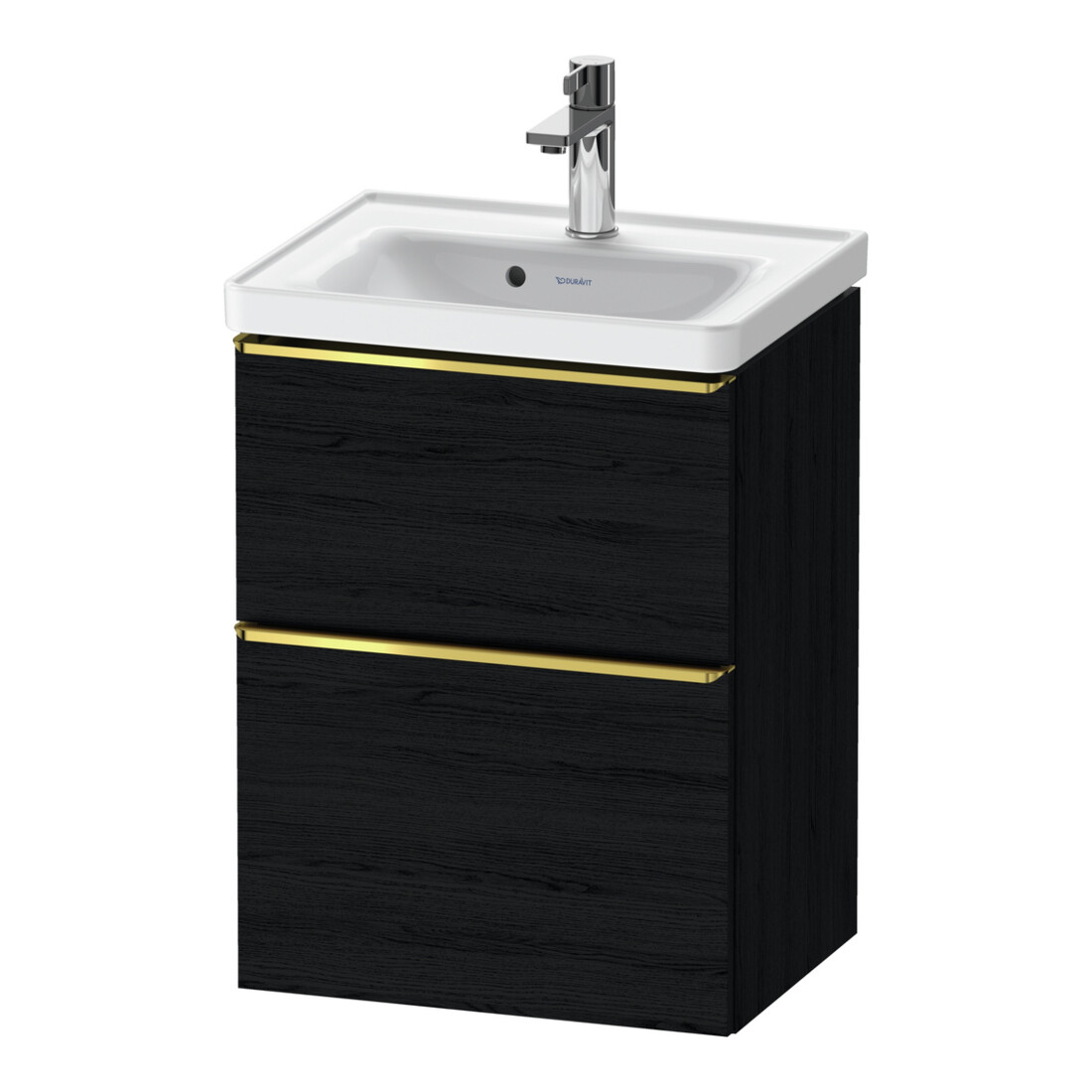 Duravit Waschtischunterschrank D-Neo 48,4x37,2x62,5cm, 1 Kast, g pol/Eiche sw