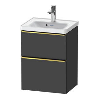 Duravit Waschtischunterschrank D-Neo 48,4x37,2x62,5cm, 1 Kast, g pol/gra ma