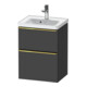 Duravit Waschtischunterschrank D-Neo 48,4x37,2x62,5cm, 1 Kast, g pol/gra ma-1