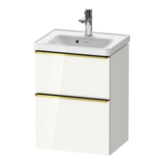 Duravit Waschtischunterschrank D-Neo 48,4x37,2x62,5cm, 1 Kast, g pol/weiß hgl