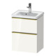 Duravit Waschtischunterschrank D-Neo 48,4x37,2x62,5cm, 1 Kast, g pol/weiß hgl-1