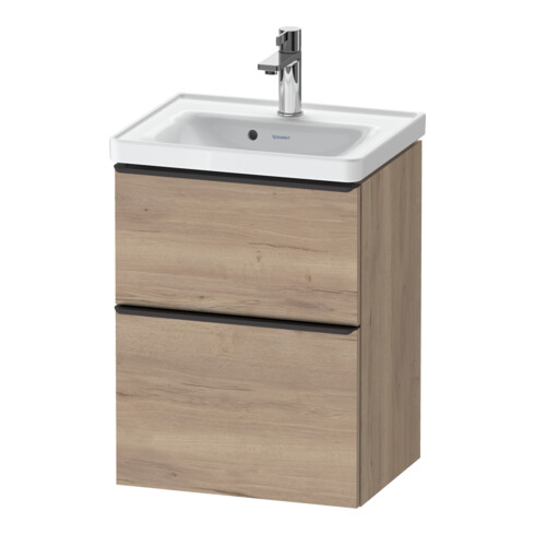 Duravit Waschtischunterschrank D-Neo 48,4x37,2x62,5cm, 1 Kast, sw/Ei marm.