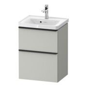 Duravit Waschtischunterschrank D-Neo 48,4x37,2x62,5cm, 1 Kast, sw/gr ma