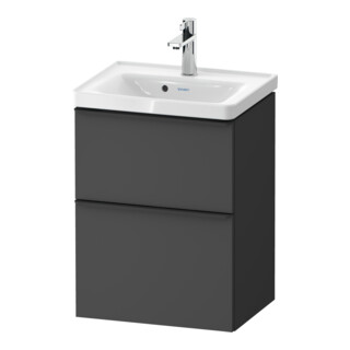 Duravit Waschtischunterschrank D-Neo 48,4x37,2x62,5cm, 1 Kast, sw/Grap ma