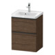 Duravit Waschtischunterschrank D-Neo 48,4x37,2x62,5cm, 1 Kast, sw/Nuss dkl.-1