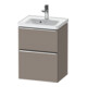 Duravit Waschtischunterschrank D-Neo 48,4x37,2x62,5cm, 1 Schubk., ch/Bas matt-1