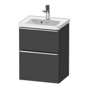 Duravit Waschtischunterschrank D-Neo 48,4x37,2x62,5cm, 1 Schubk., chr/Grap ma