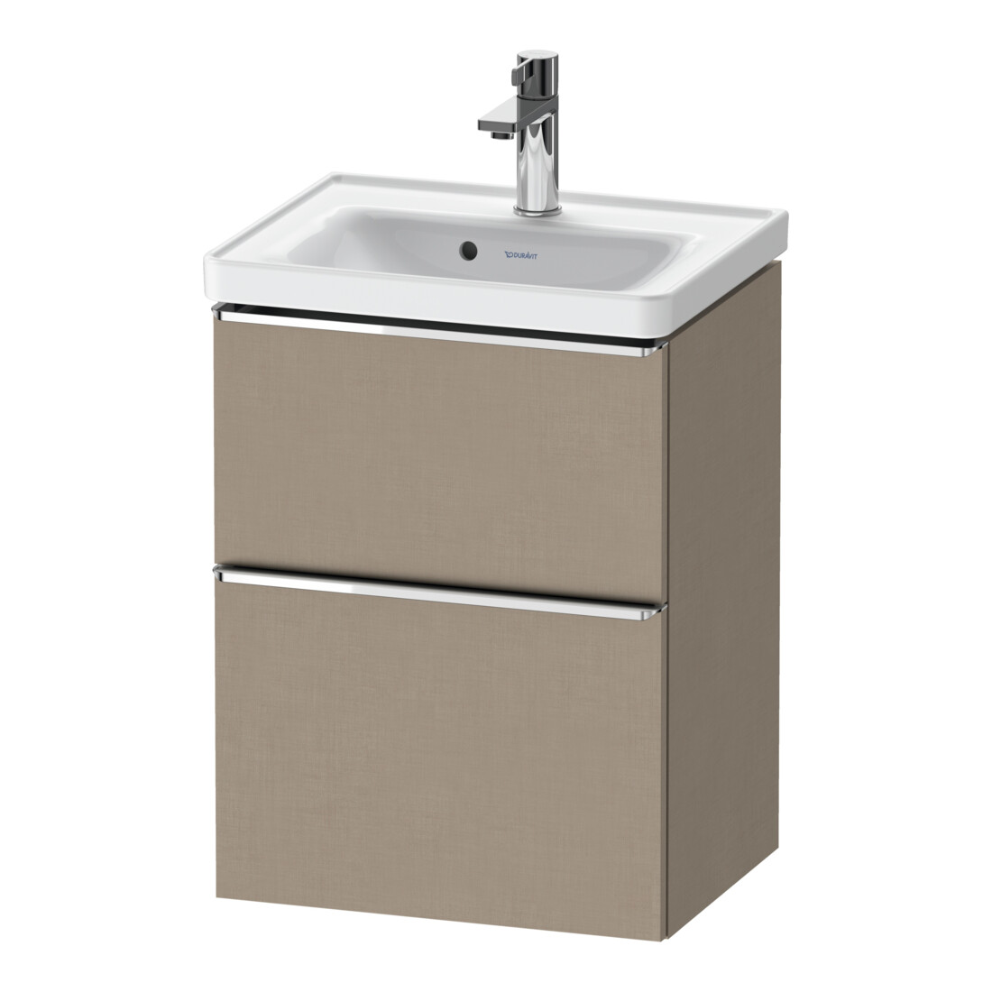 Duravit Waschtischunterschrank D-Neo 48,4x37,2x62,5cm, 1 Schubk., chr/Leinen