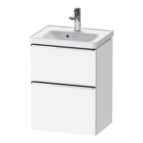 Duravit Waschtischunterschrank D-Neo 48,4x37,2x62,5cm, 1 Schubk., chr/we matt