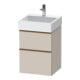 Duravit Waschtischunterschrank D-Neo 48,4x44,2cm, b geb/Ta m, 1 Kast, 1 Ausz.-1